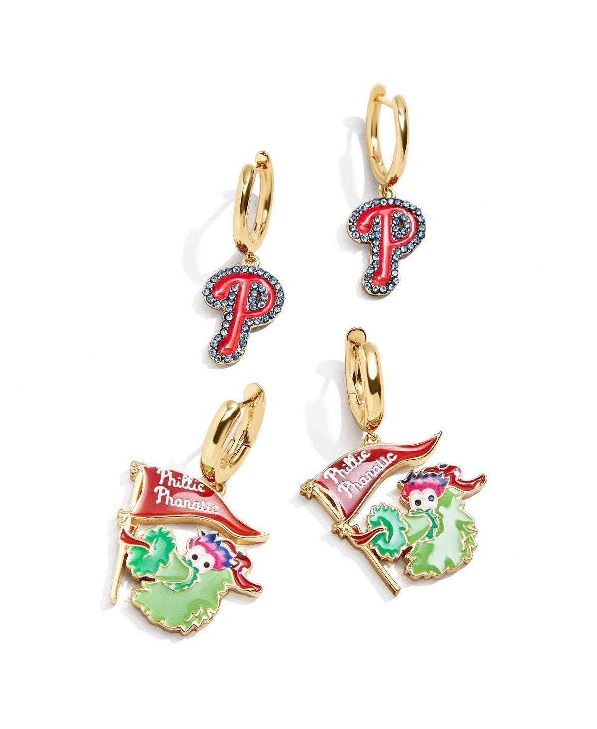 Womens Baublebar Philadelphia Phillies 2-Pack Earrings Set Product Image