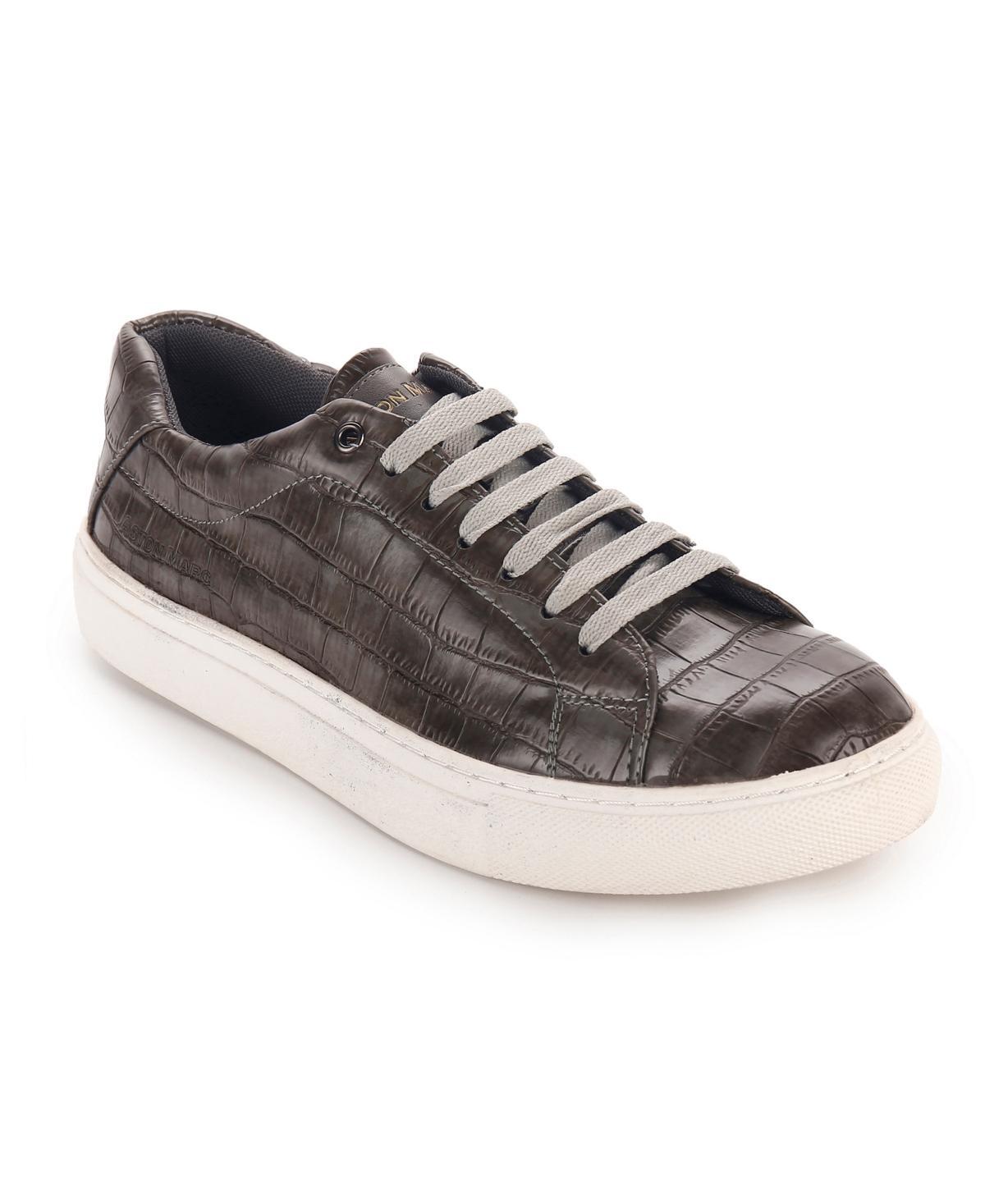 Aston Marc Mens Croc Court Sneakers Product Image