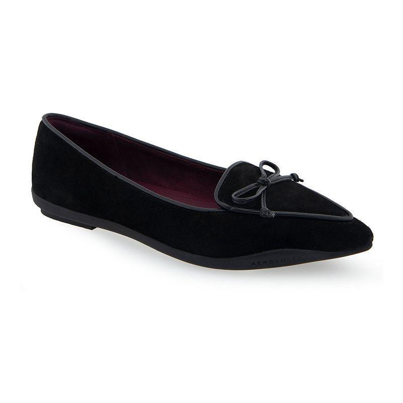 Aerosoles Doran Womens Suede Flats Purple Product Image