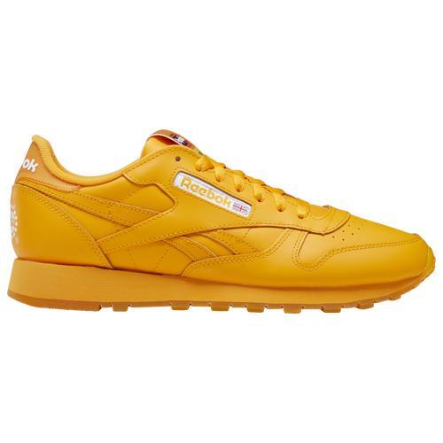 Reebok Mens Classic Leather Popsicle - Running Shoes Orange/Orange Product Image