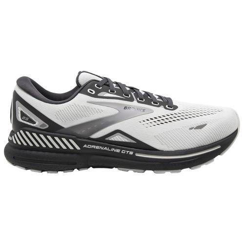 Brooks Men's Adrenaline GTS 23 (Oyster/Ebony/Alloy) Men's Shoes Product Image