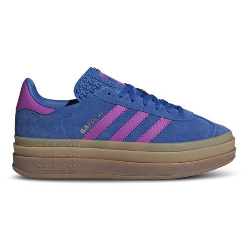 Womens adidas Gazelle Bold Athletic Shoe Purple Burst / Gum Product Image