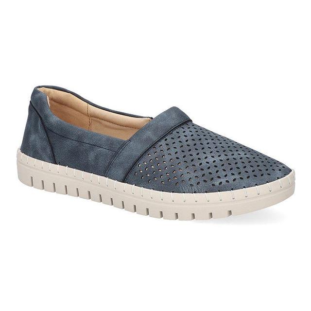 Easy Street Wesleigh Womens Comfort Slip-On Shoes Blue Product Image