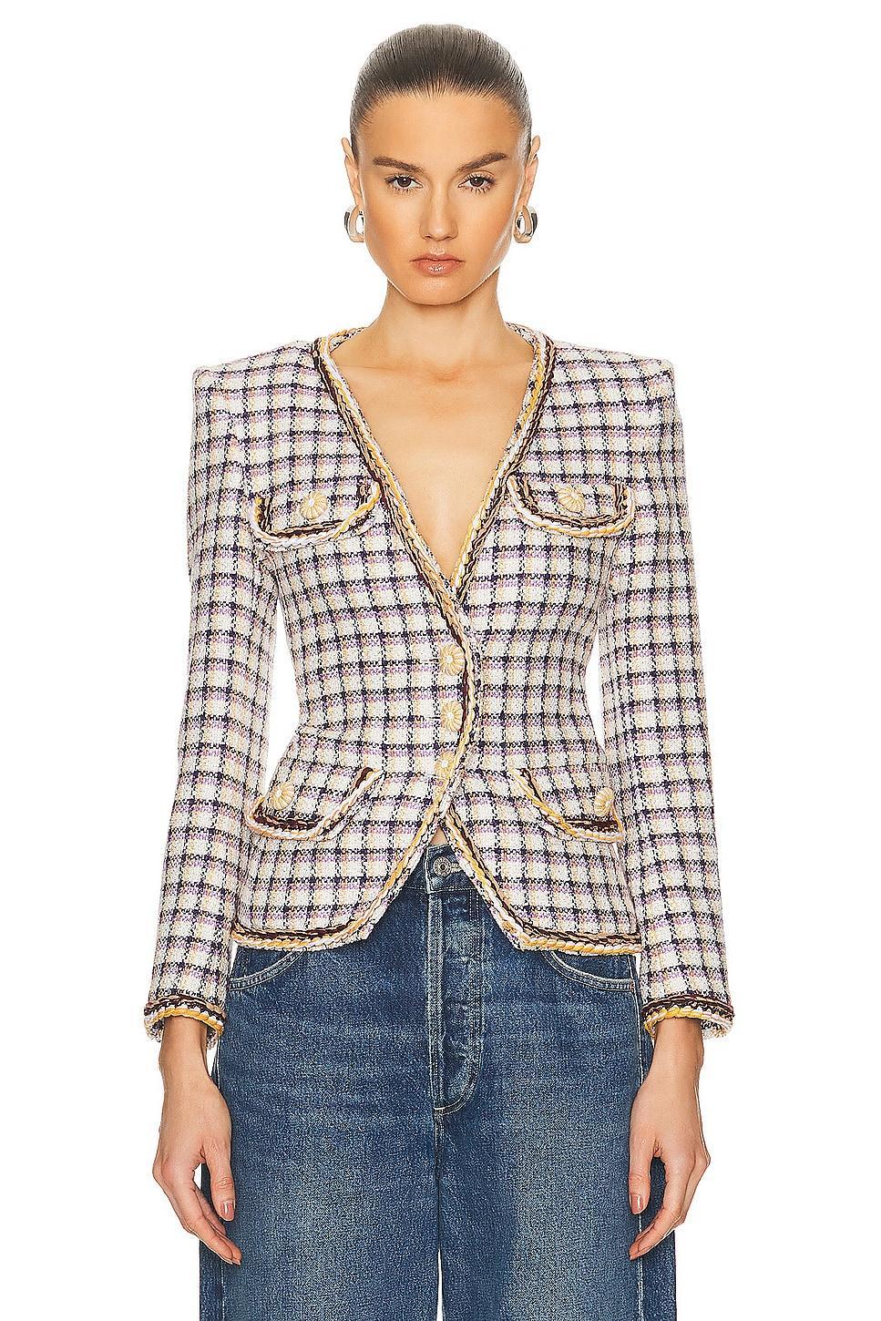 Etro Triple Button Jacket in Brown Product Image