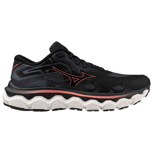 Mizuno Womens Mizuno Wave Horizon 7 - Womens Running Shoes Black/Dubarry Product Image