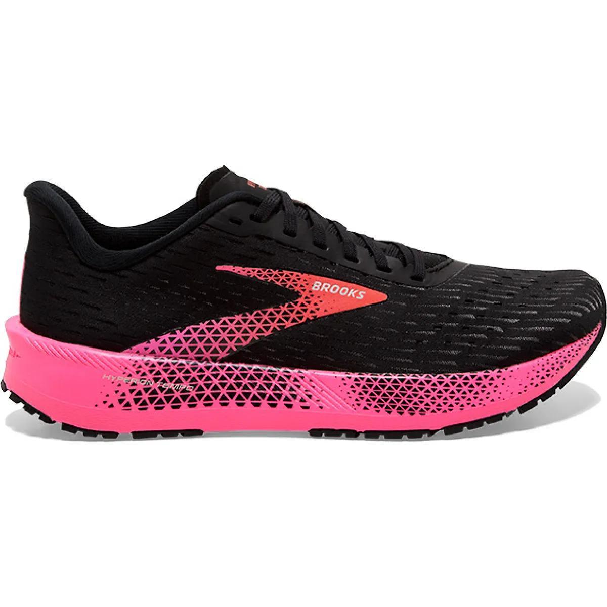 Brooks Hyperion Tempo - Womens Black/Pink Product Image