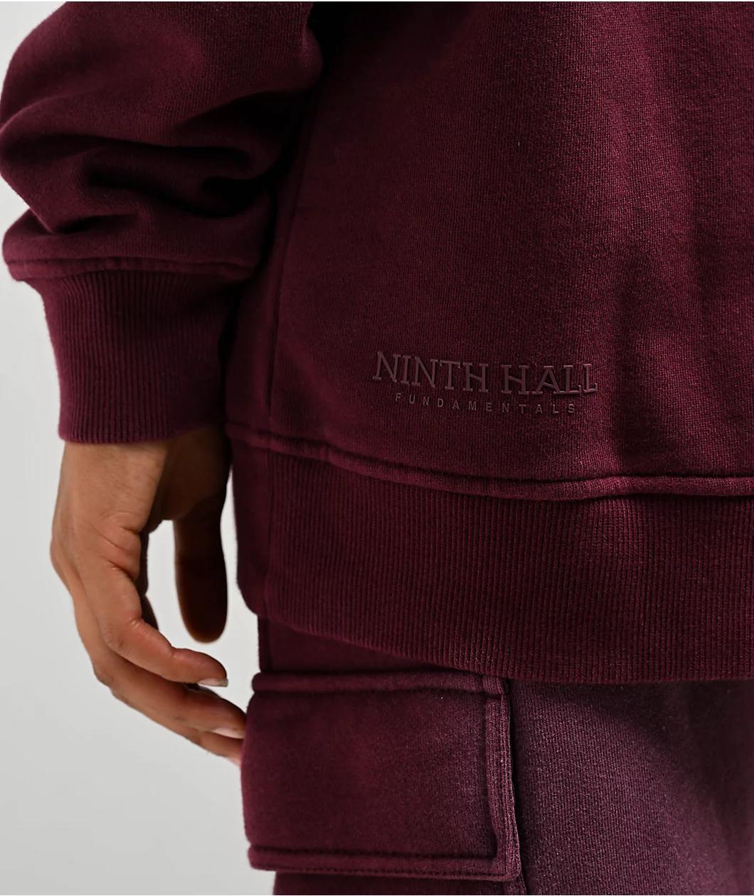 Ninth Hall Fundamentals Geena Sun Bleached Port Royale Oversized Hoodie Product Image