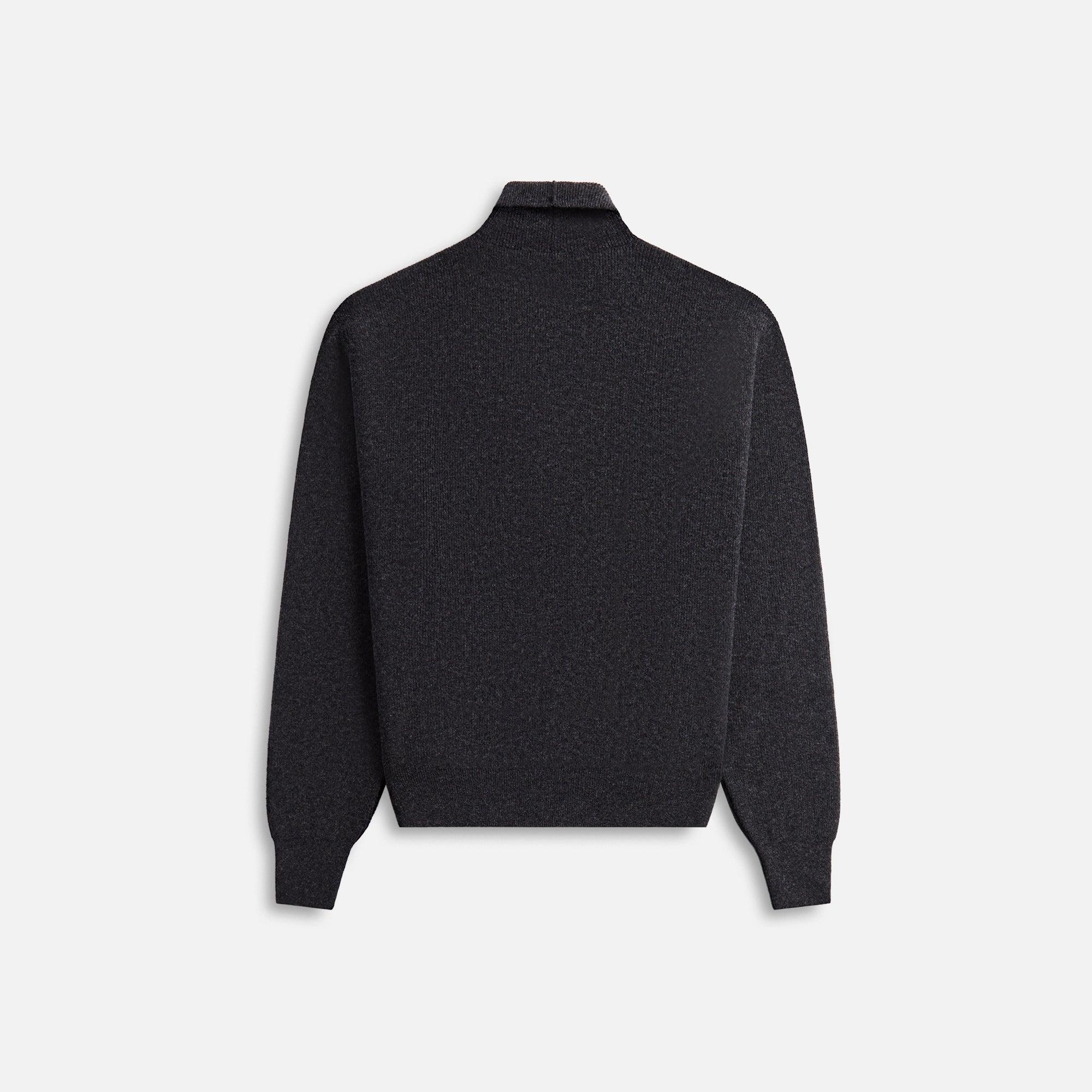 Lemaire Turtleneck Jumper - Anthracite Melange Male Product Image