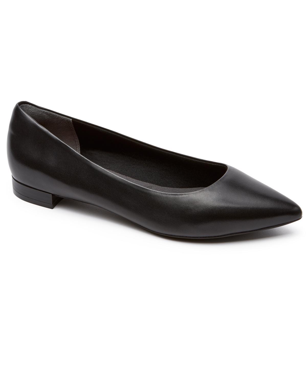 Rockport Total Motion Adelyn Ballet Patent) Women's Dress Flat Shoes Product Image