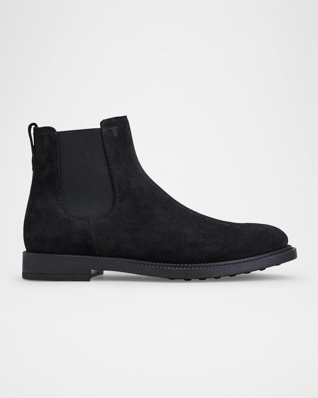 Men's Suede Chelsea Boots Product Image