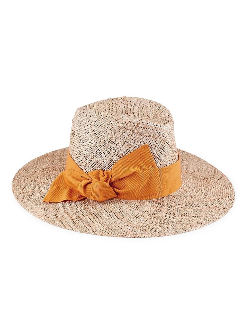 Womens Harper Straw Wide-Brim Fedora Product Image