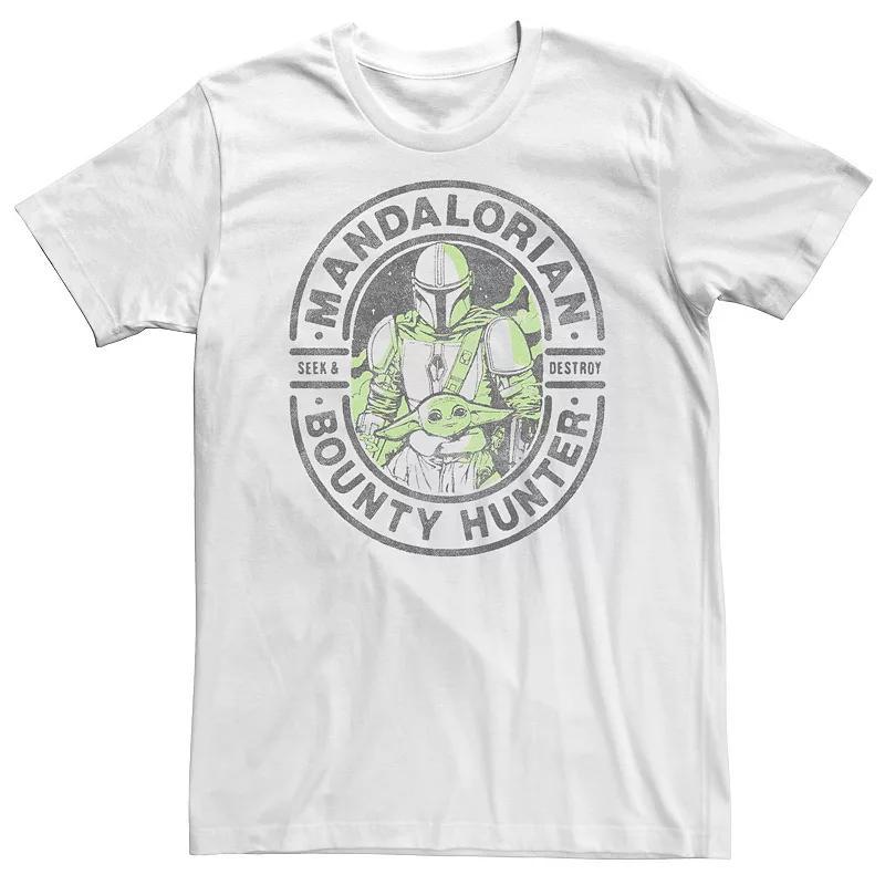 Big & Tall Star Wars The Mandalorian Bounty Hunter Portrait Tee, Mens Product Image