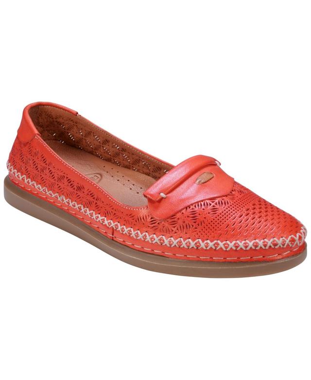 Cools 21 Womens Ginger Perforated Leather Flats Product Image