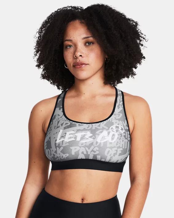 Women's Armour® Mid Message Sports Bra Product Image