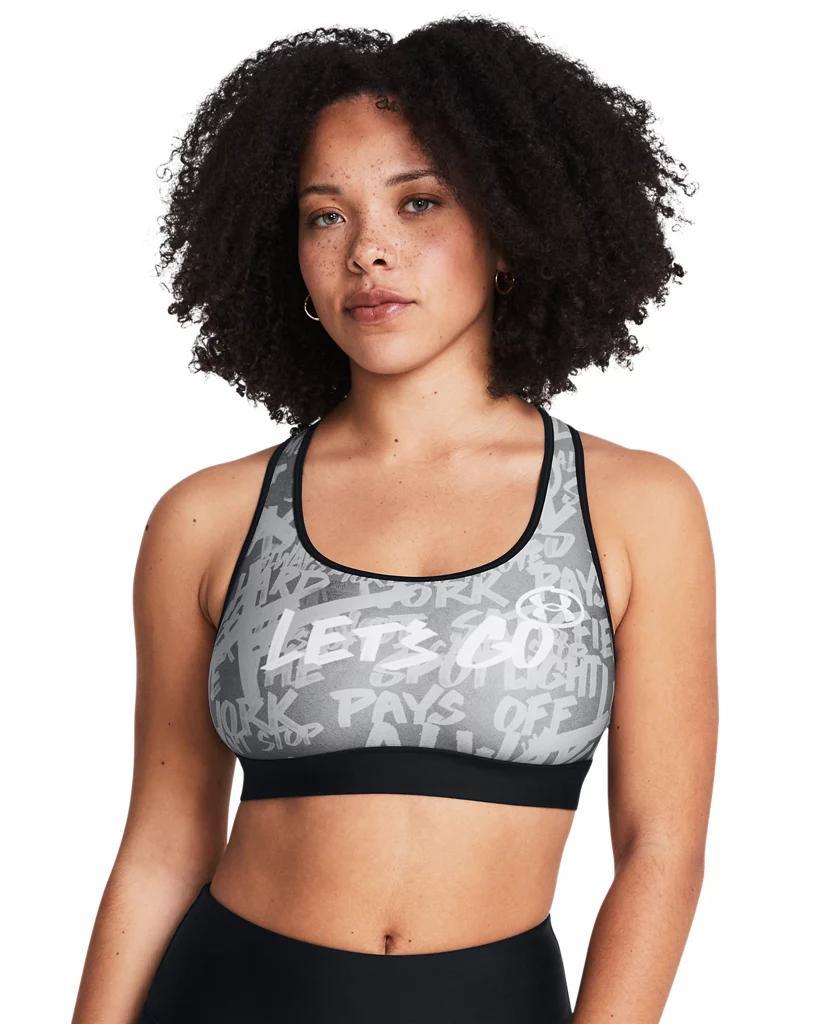 Women's Armour® Mid Message Sports Bra Product Image