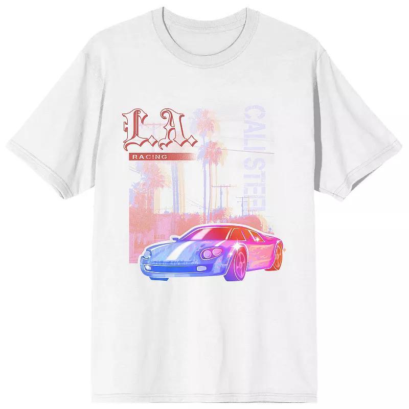 Mens Car Fanatic LA Cali Steel Graphic Tee Product Image