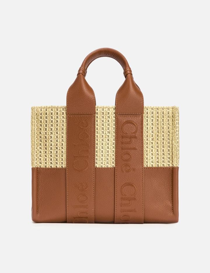 Small Woody Tote Bag In Brown Product Image