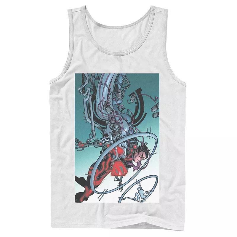 Mens DC Comics Superman Mechanics Comic Poster Tank Top Product Image