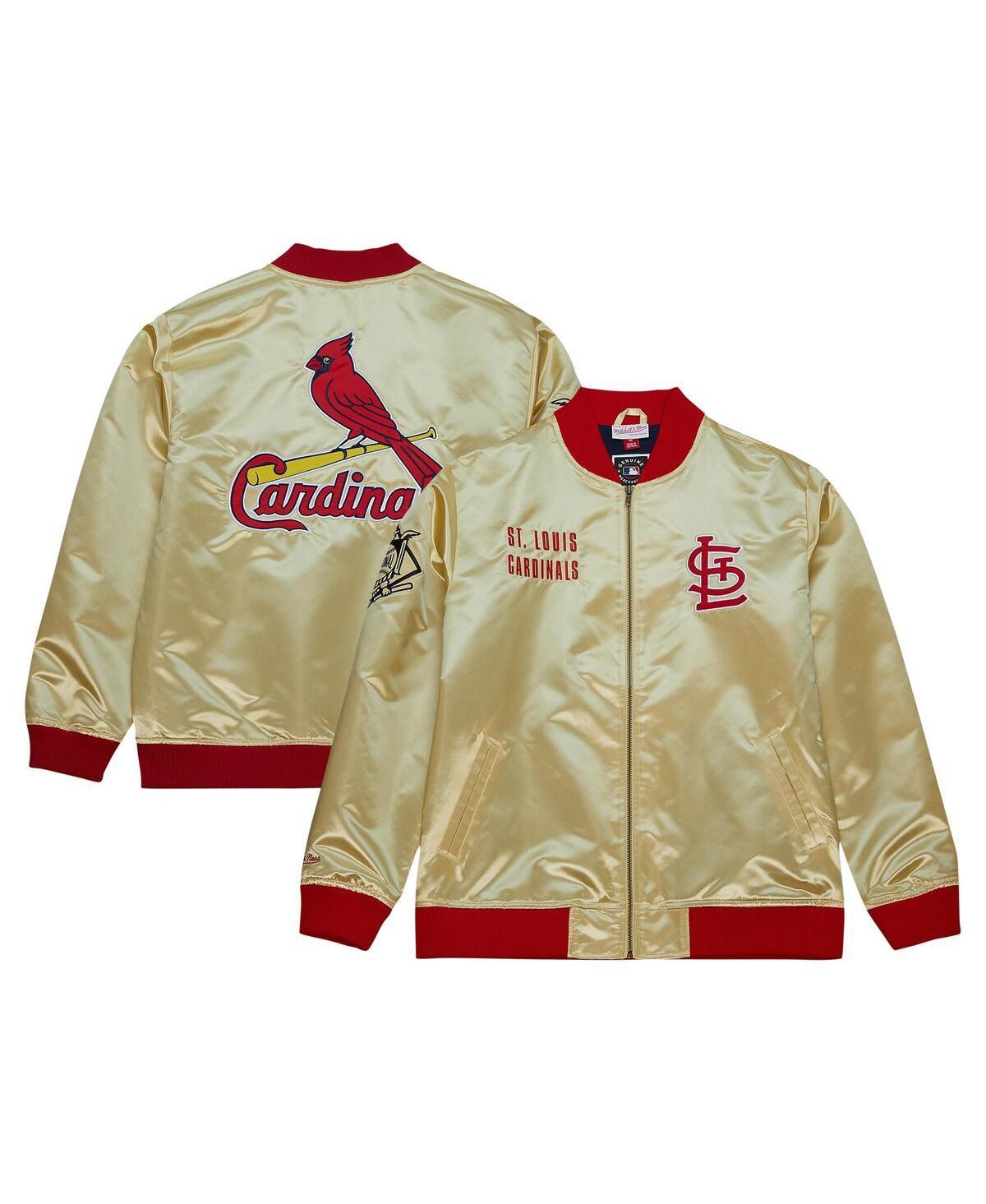 Mens Mitchell & Ness St. Louis Cardinals OG 2.0 Lightweight Satin Full-Zip Jacket Product Image