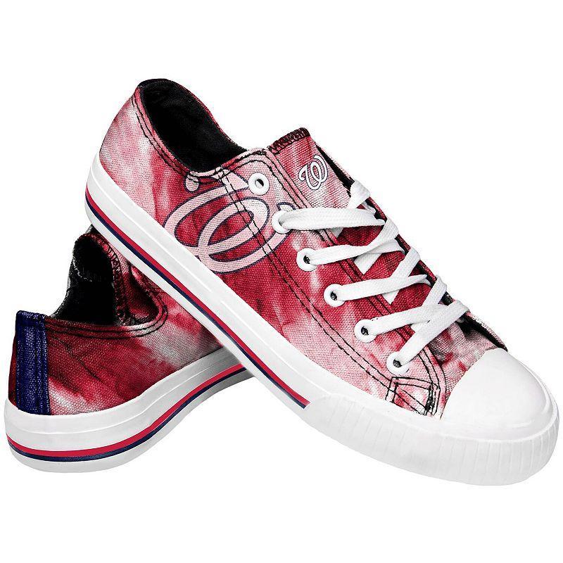 Womens Washington Nationals Tie-Dye Canvas Shoe Product Image