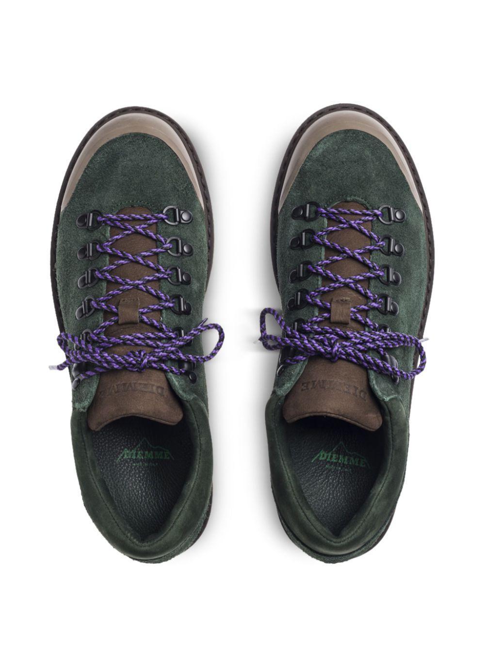 DIEMME Green Cornaro Boots In Deep Forest Suede product image