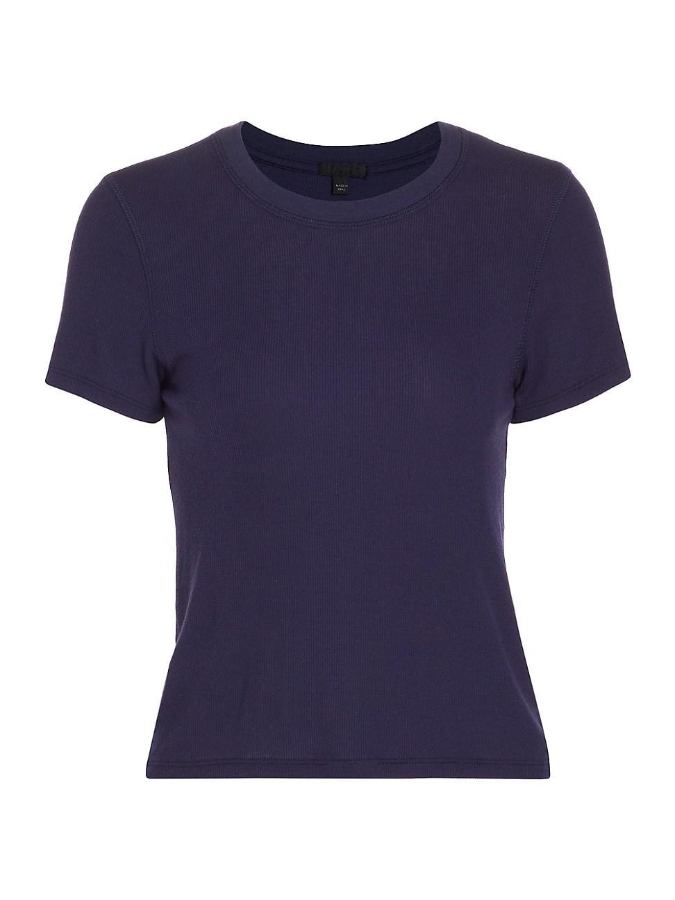 Womens Modal Rib Short-Sleeve Tee Product Image