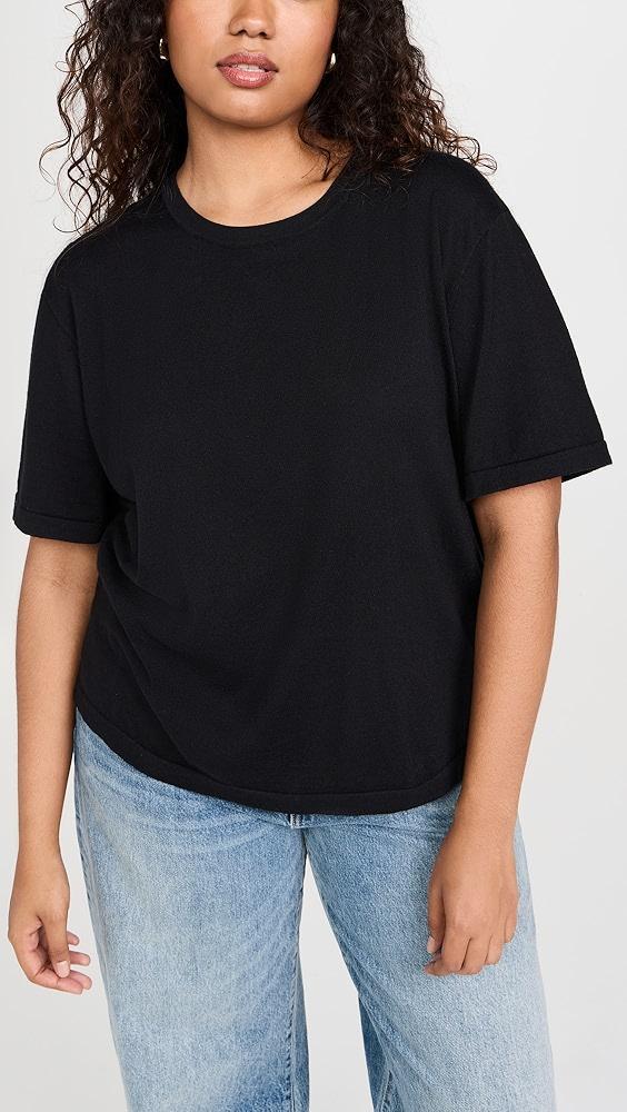 RAILS Cotton Cashmere Short Sleeve Crew Tee | Shopbop Product Image