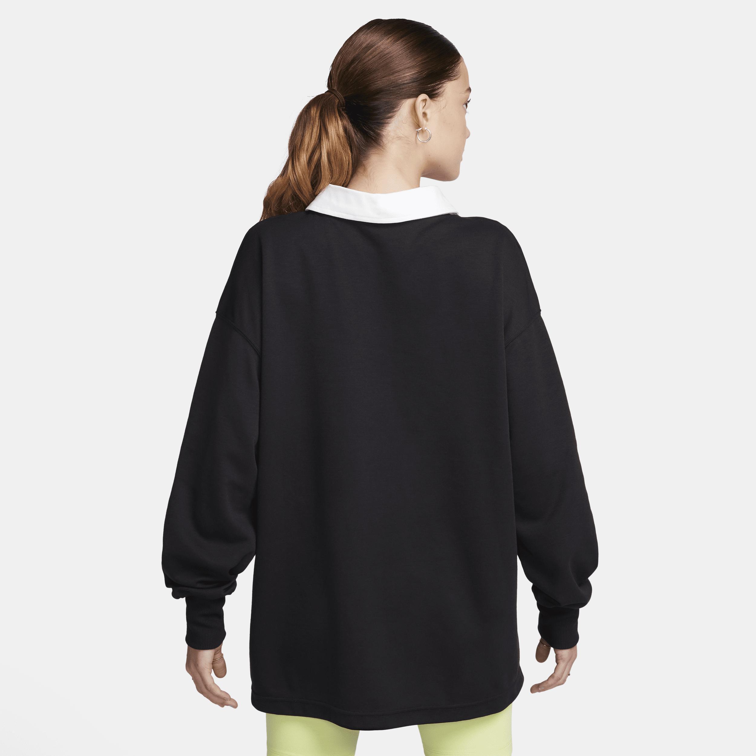 Women's Nike Sportswear Essential Oversized Long-Sleeve Polo Product Image