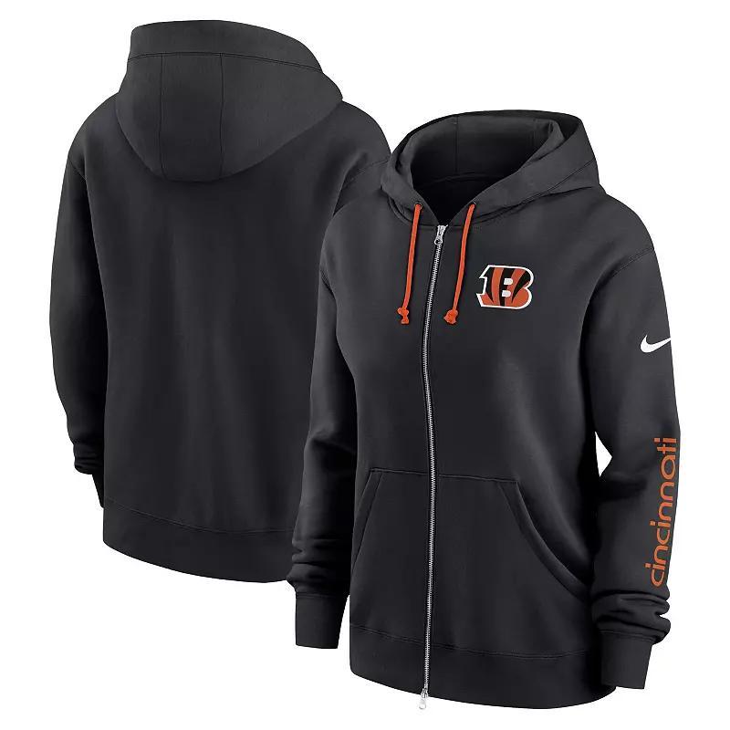 Womens Nike Cincinnati Bengals Phoenix Hoodie Full-Zip Sweatshirt Product Image