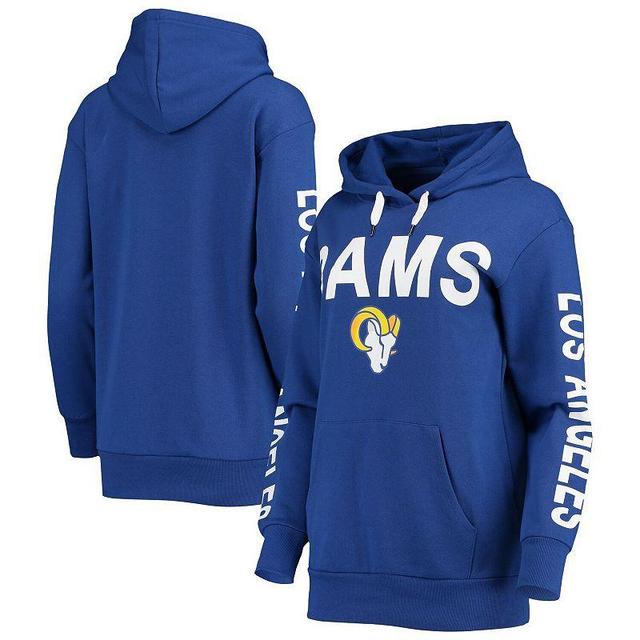 Womens G-III 4Her by Carl Banks Royal Los Angeles Rams Extra Point Pullover Hoodie Product Image