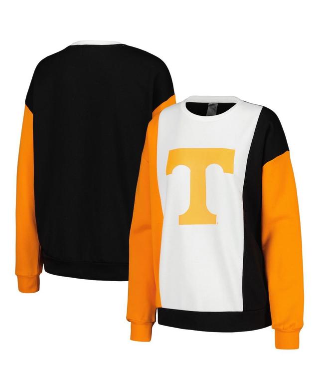 Womens Gameday Couture White Tennessee Volunteers Vertical Color-Block Pullover Sweatshirt - White Product Image