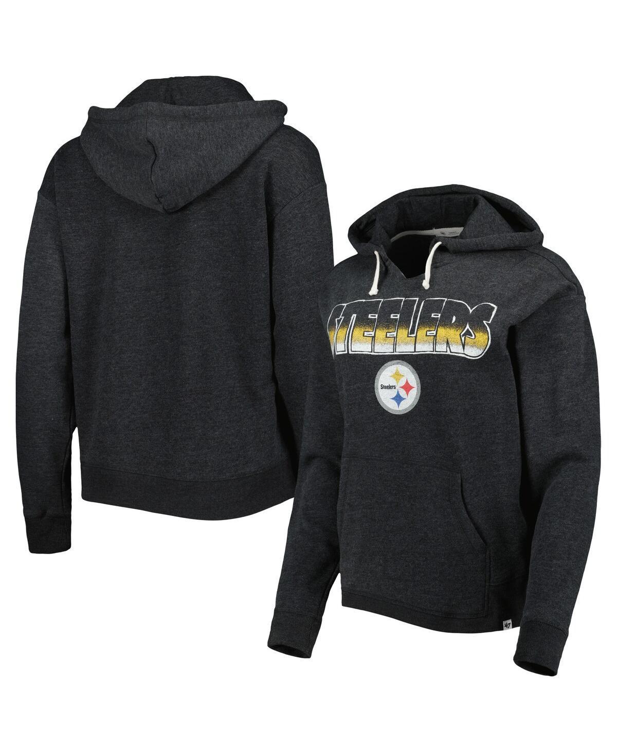 Womens 47 Pittsburgh Steelers Color Rise Kennedy Pullover Hoodie Product Image