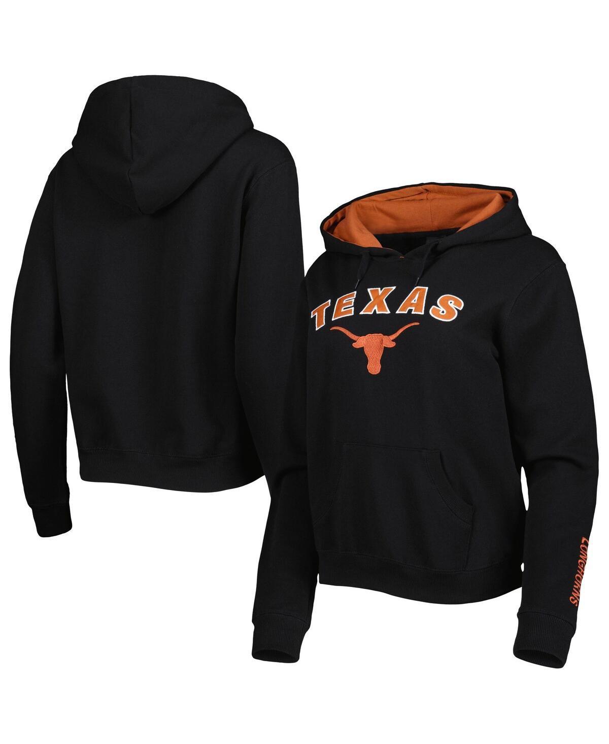 Womens Colosseum Texas Longhorns Arch & Logo Pullover Hoodie Product Image