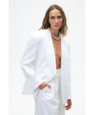 Nocturne Womens Draped Blazer Product Image