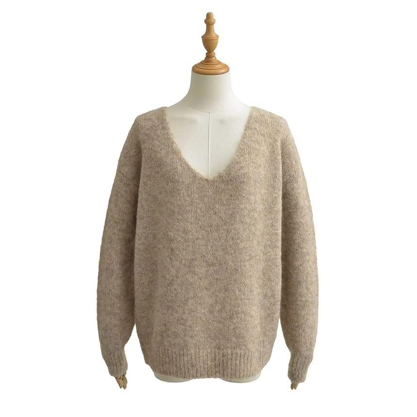 V-Neck Oversized Sweater product image