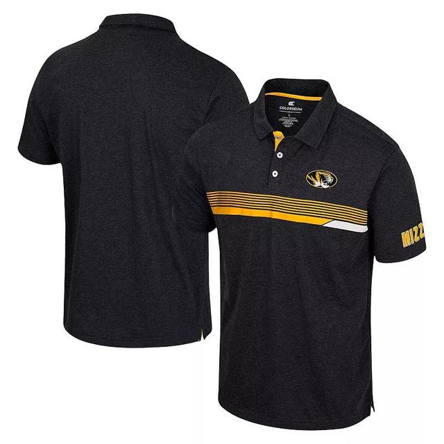 Mens Colosseum Black Missouri Tigers No Problemo Polo Product Image