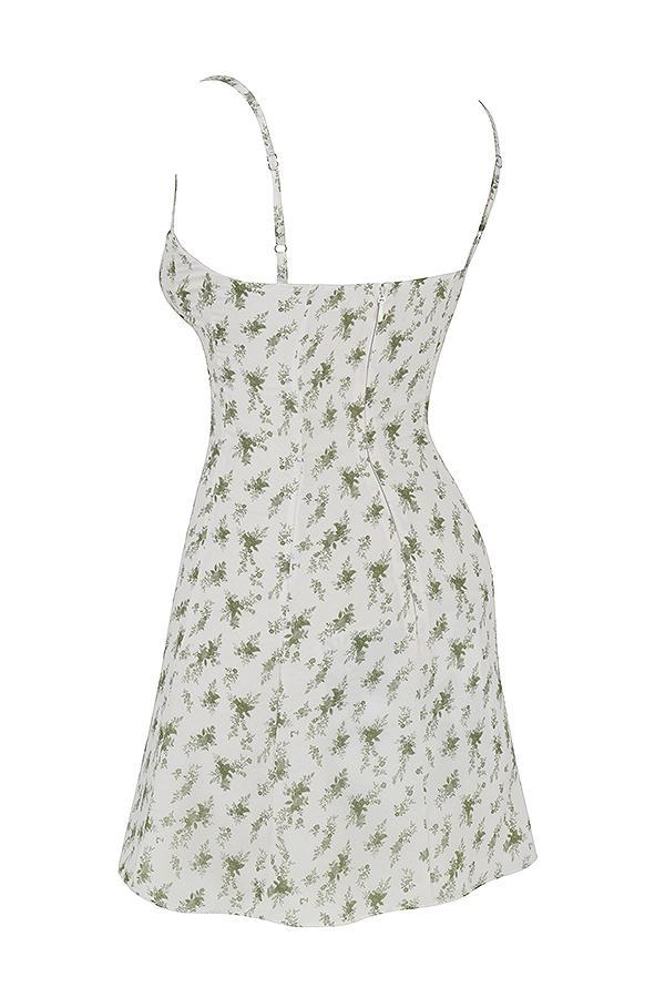 Christiana Garden Print Mini Dress Product Image