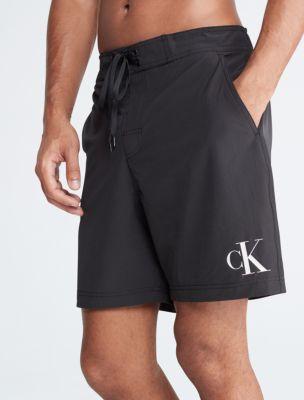 Monogram Logo Drawstring Swim Shorts Product Image