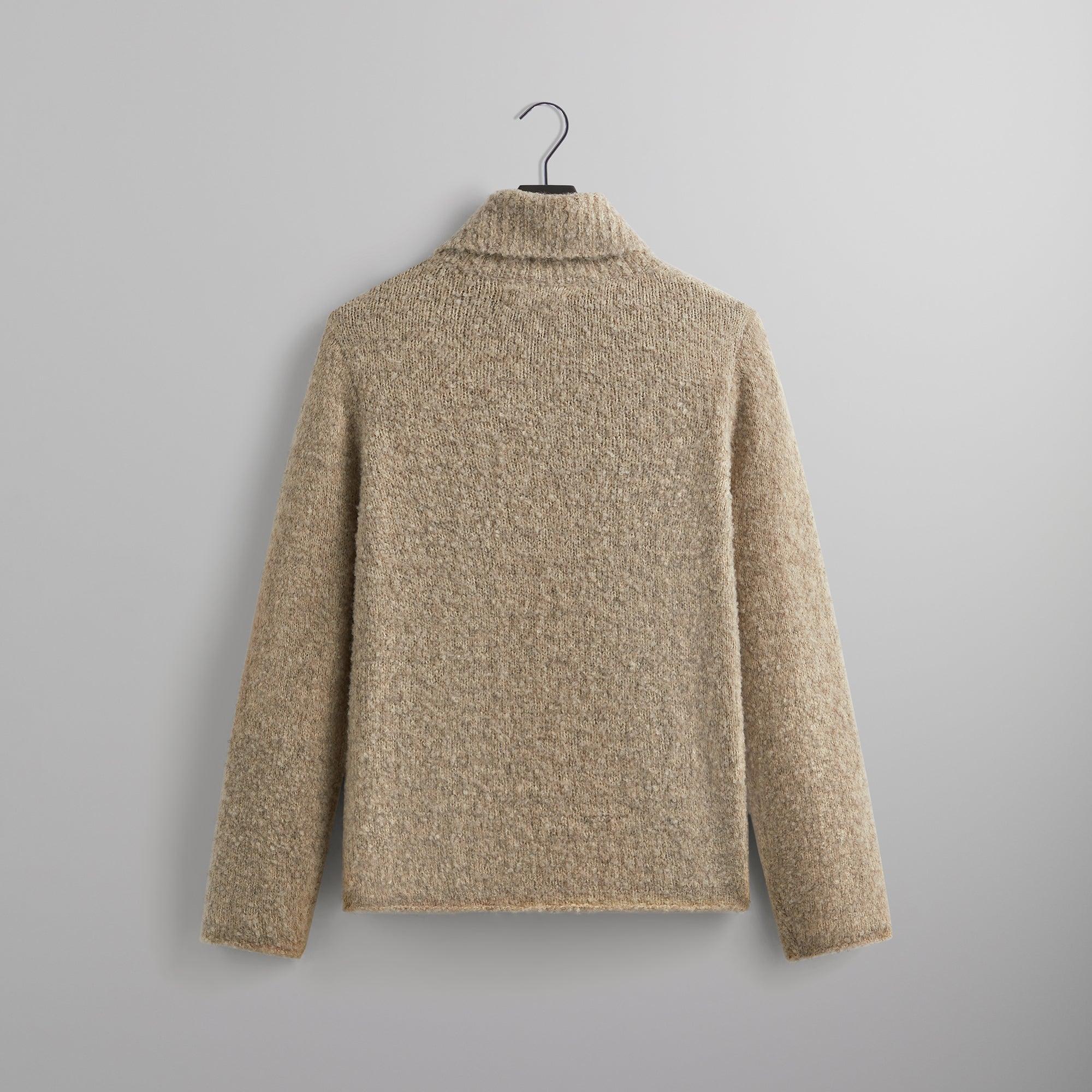 &Kin Speckled Boucle Walker Turtleneck - Wren Male Product Image