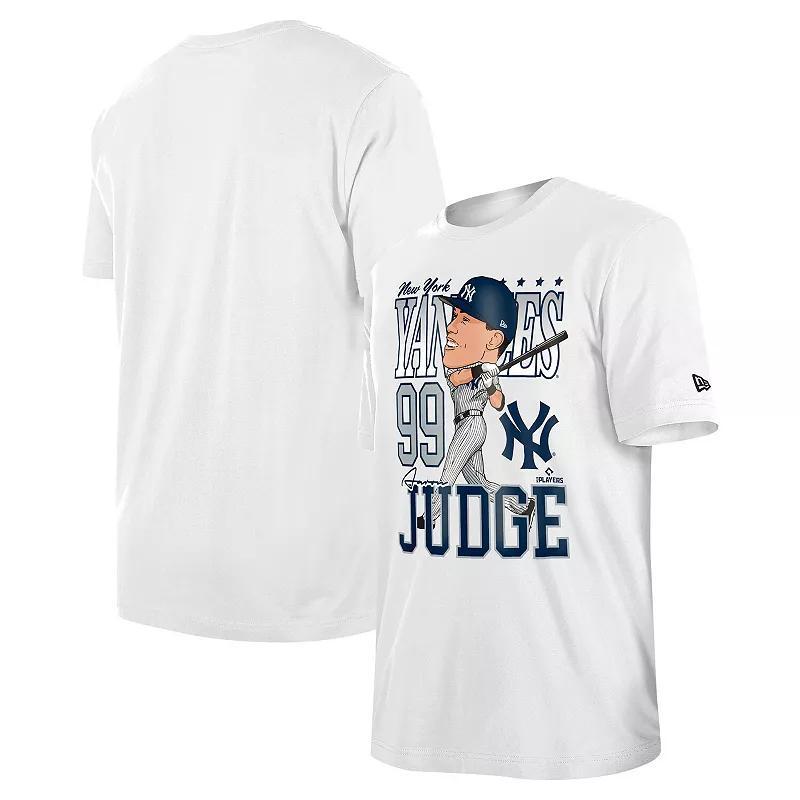 Mens New Era Aaron Judge New York Yankees Caricature T-Shirt Product Image