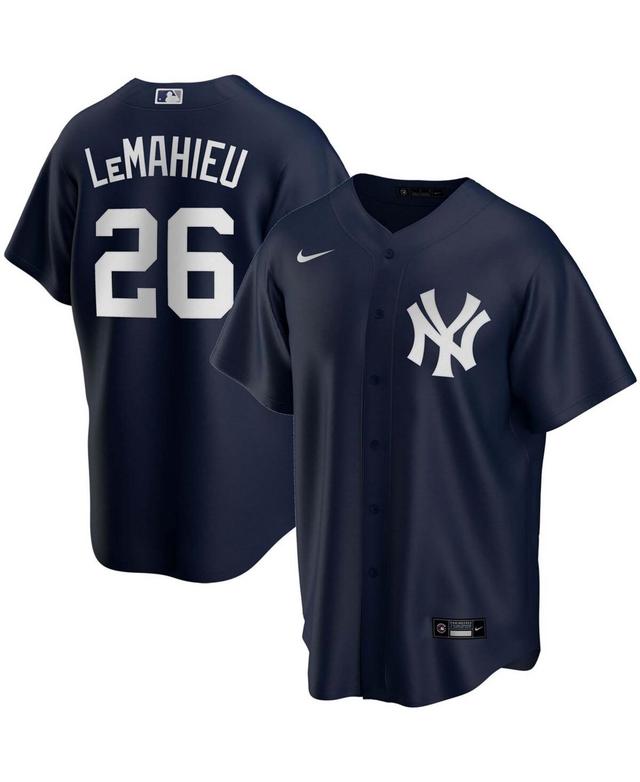 Mens Dj LeMahieu Navy New York Yankees Alternate Replica Player Jersey - Navy Product Image