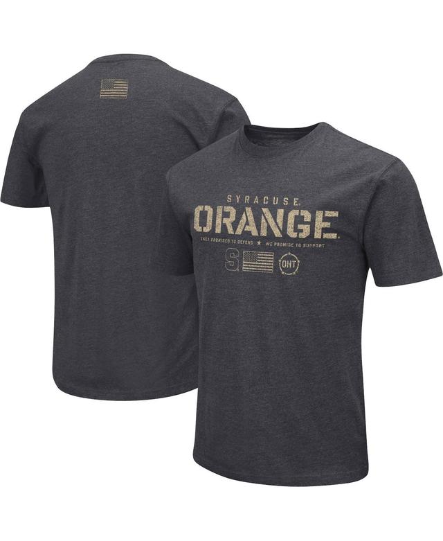 Mens Colosseum Heather Black Syracuse Orange Big & Tall OHT Military Appreciation Playbook T-Shirt Product Image