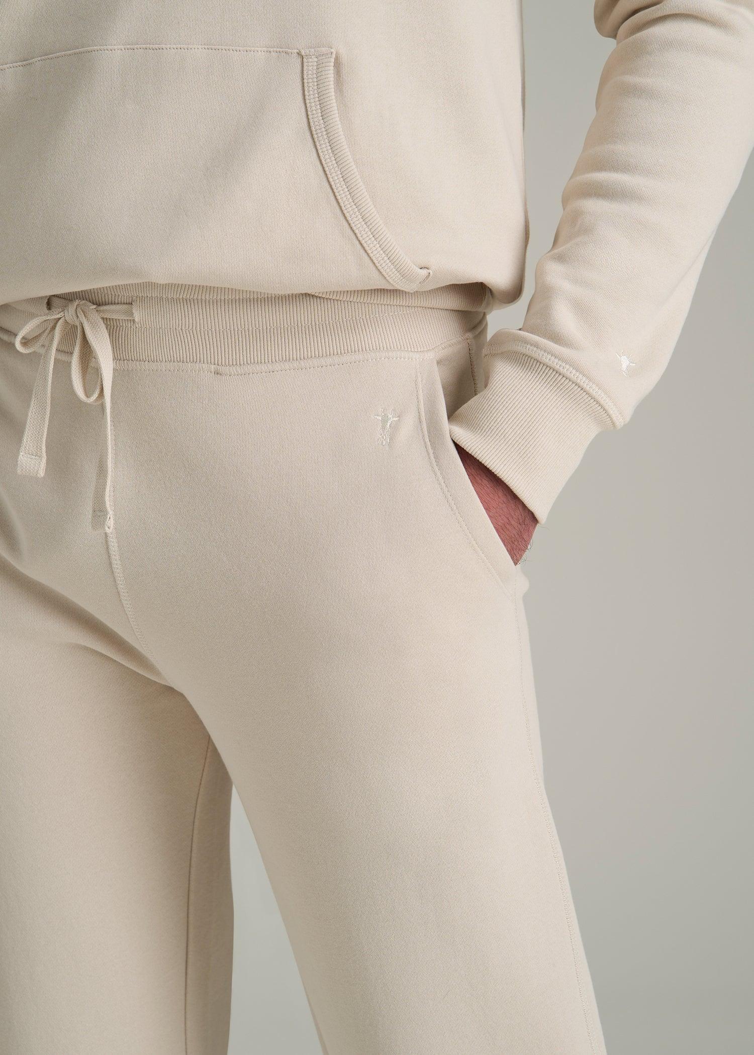 Wearever 2.0 Fleece Sweatpants for Tall Men in Light Stone Product Image