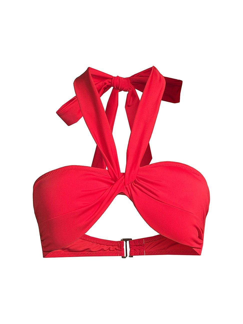 Womens Loryn Twist-Front Bikini Top Product Image