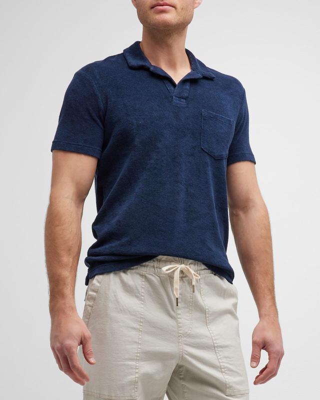 Mens Terry Cotton Polo Product Image