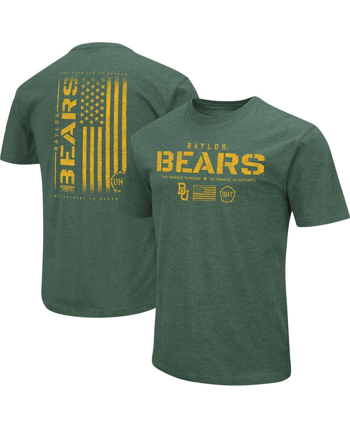 Mens Colosseum Green Baylor Bears Oht Military-Inspired Appreciation Flag 2.0 T-shirt Product Image