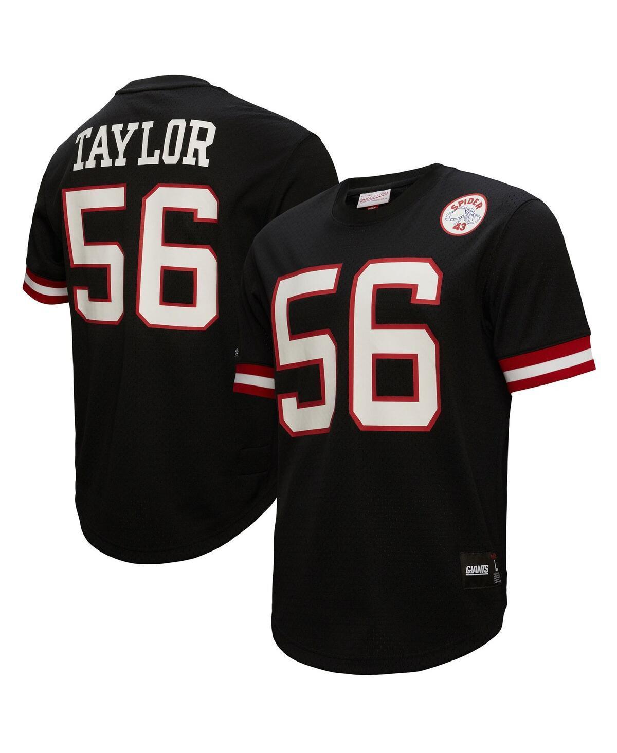 Mens Mitchell & Ness Lawrence Taylor Black New York Giants Big and Tall Mesh Player Name and Number Top - Black Product Image