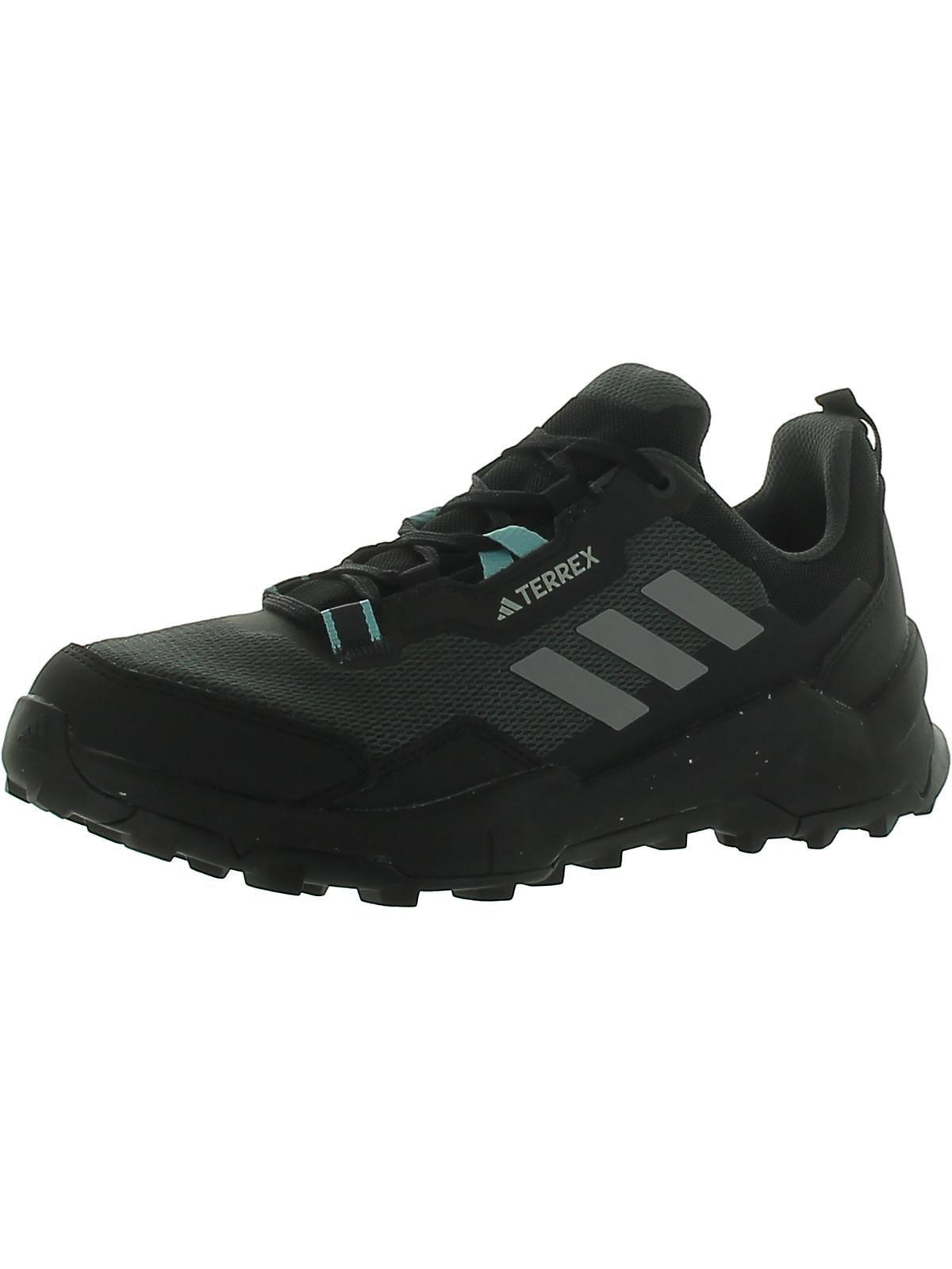 Women's Adidas Terrex Ax4 Mid Gore-tex Hiking Shoes In Black/grey/mint Ton Product Image