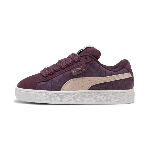 PUMA Suede XL Elevated Women's Sneakers in Midnight Plum/White Product Image