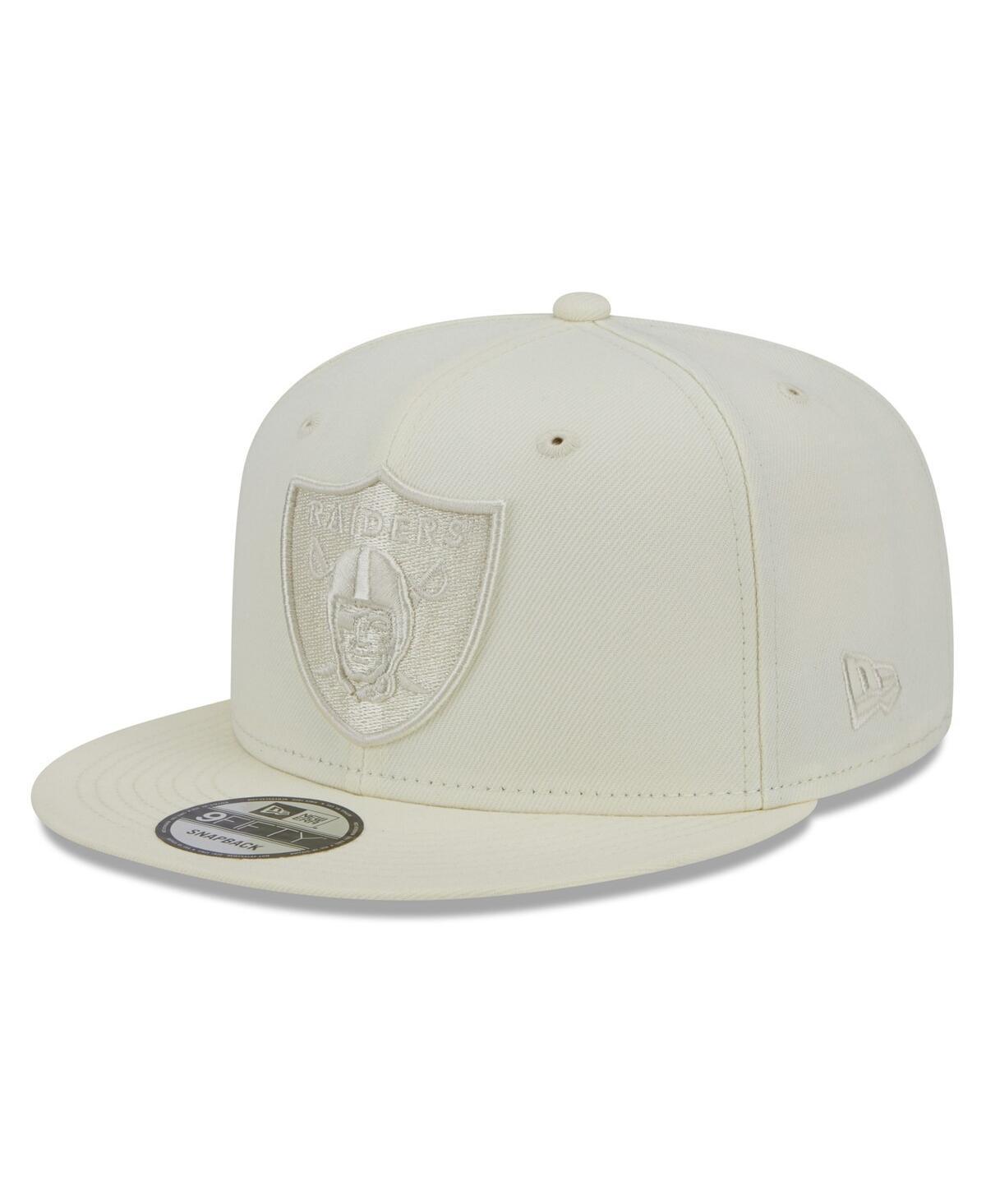 Mens New Era Cream Las Vegas Raiders Color Pack 9FIFTY Snapback Hat Product Image